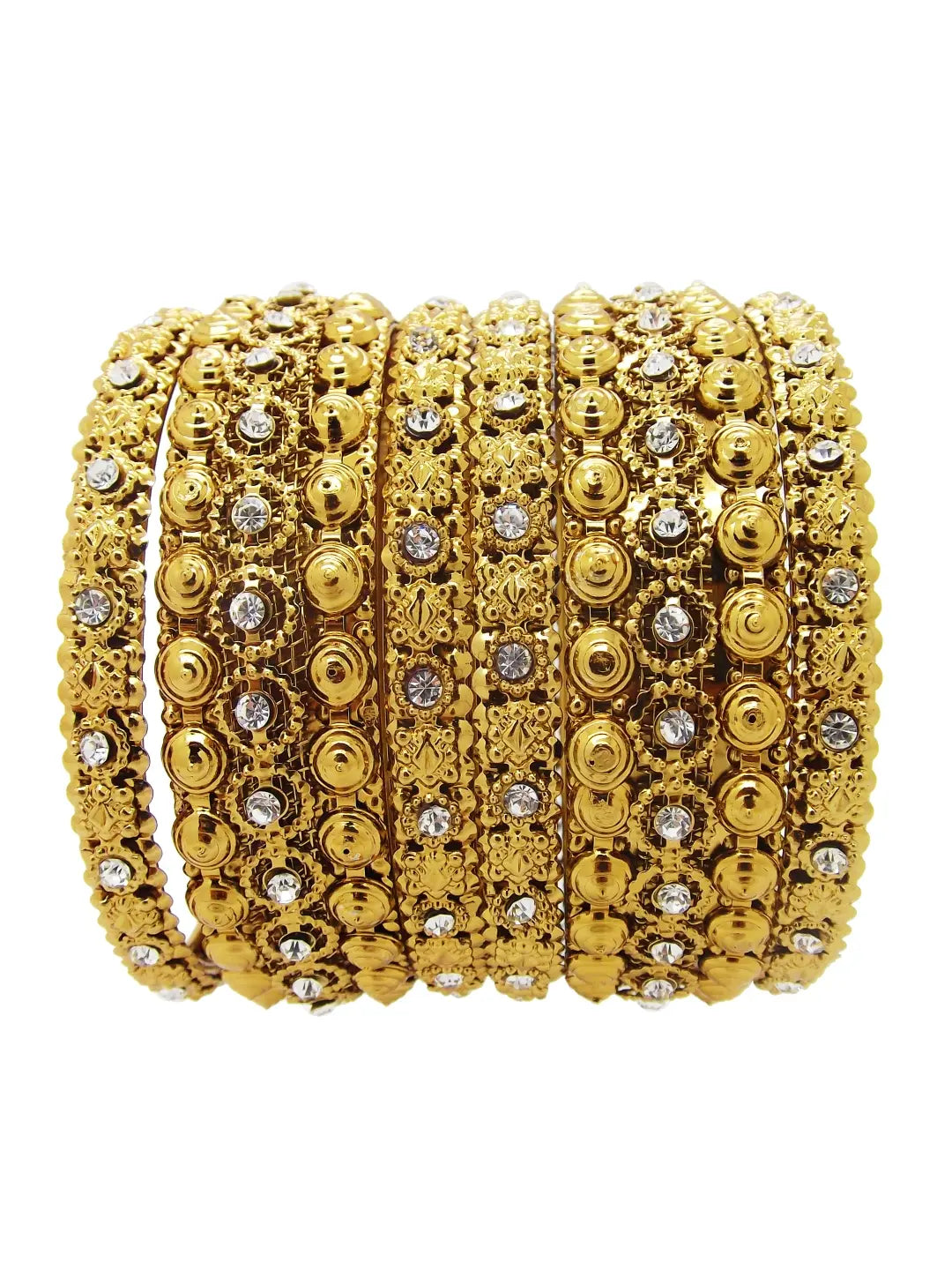 Gold Plated Chuda Bangles