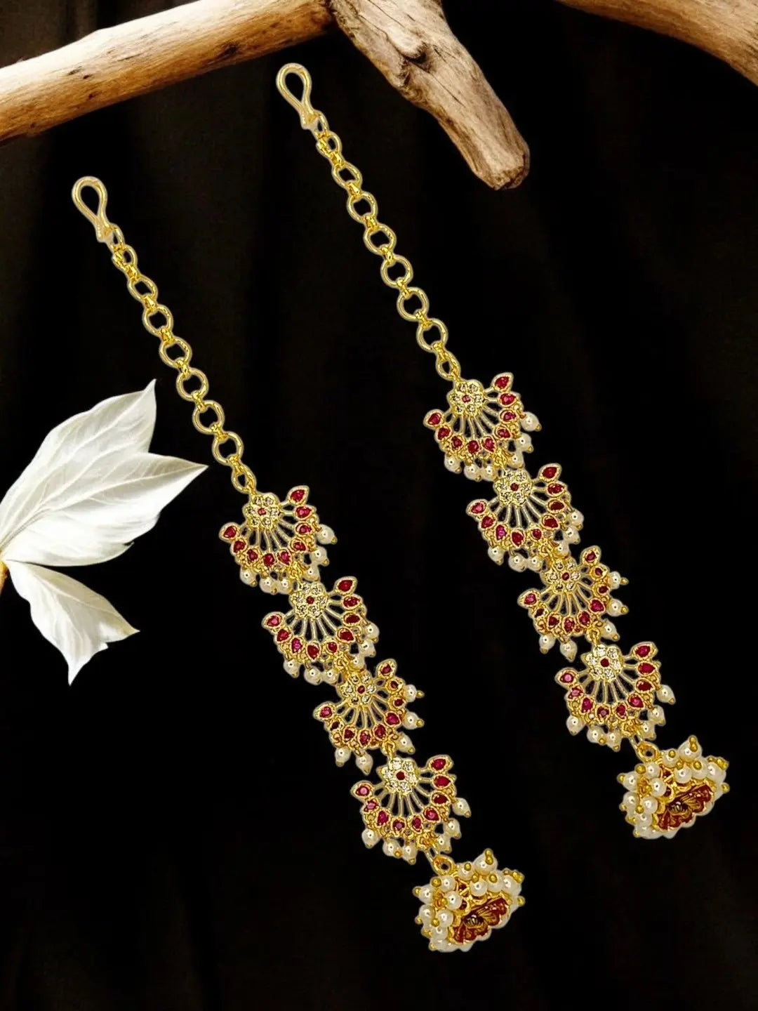 Floral Jhumka Earrings