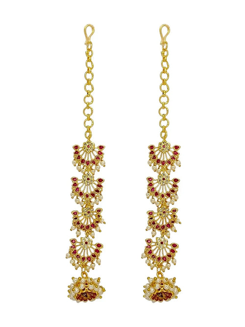 Floral Jhumka Earrings