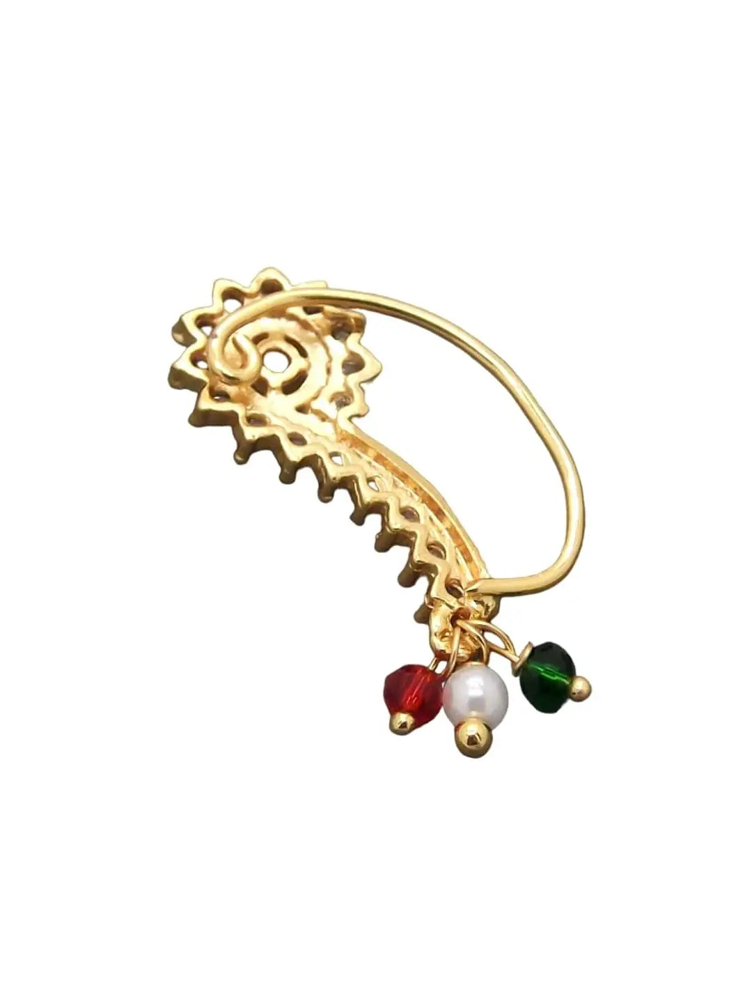 Gold Plated CZ Nosepin