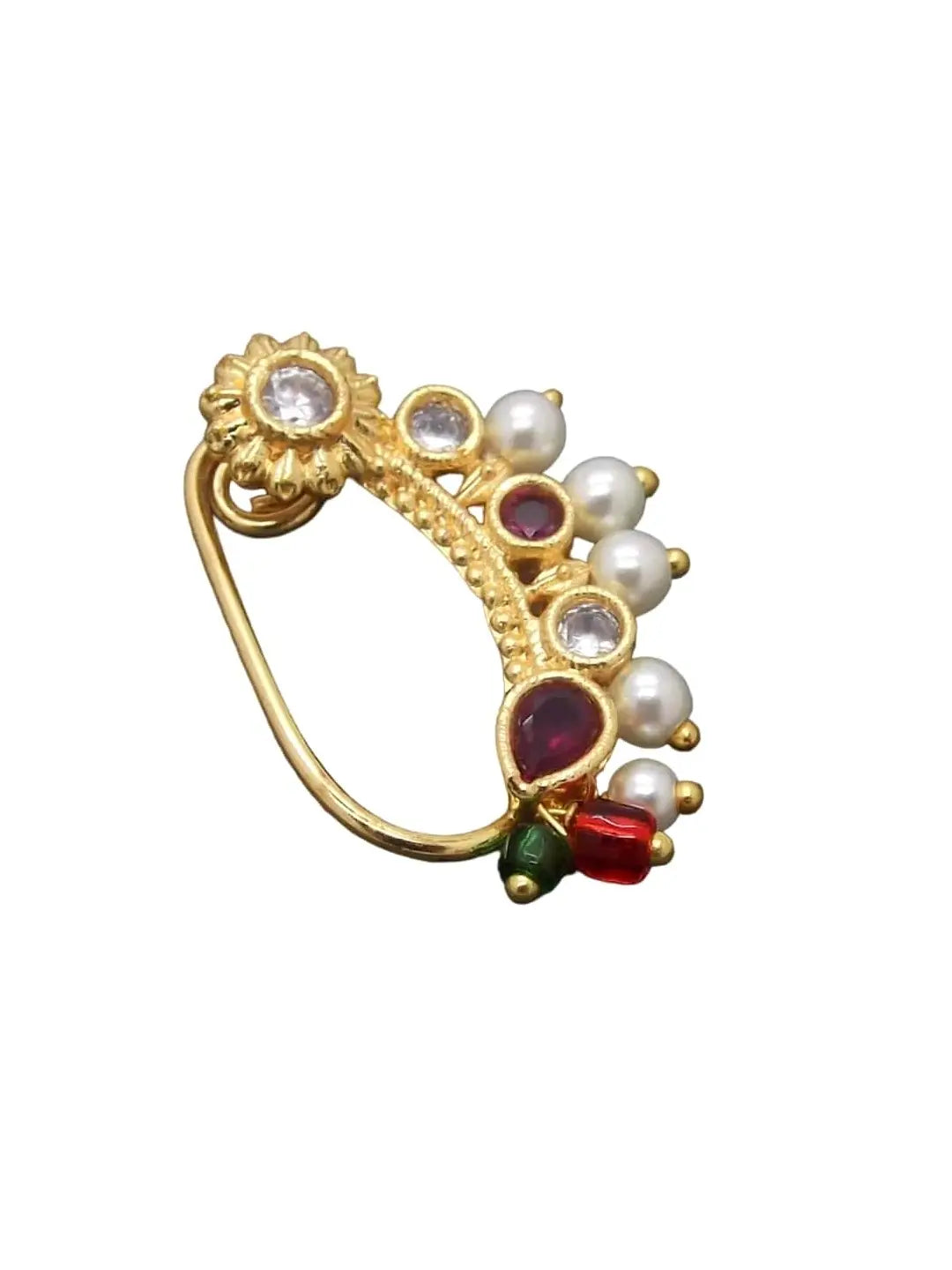 Gold plated Pearl Nosepin