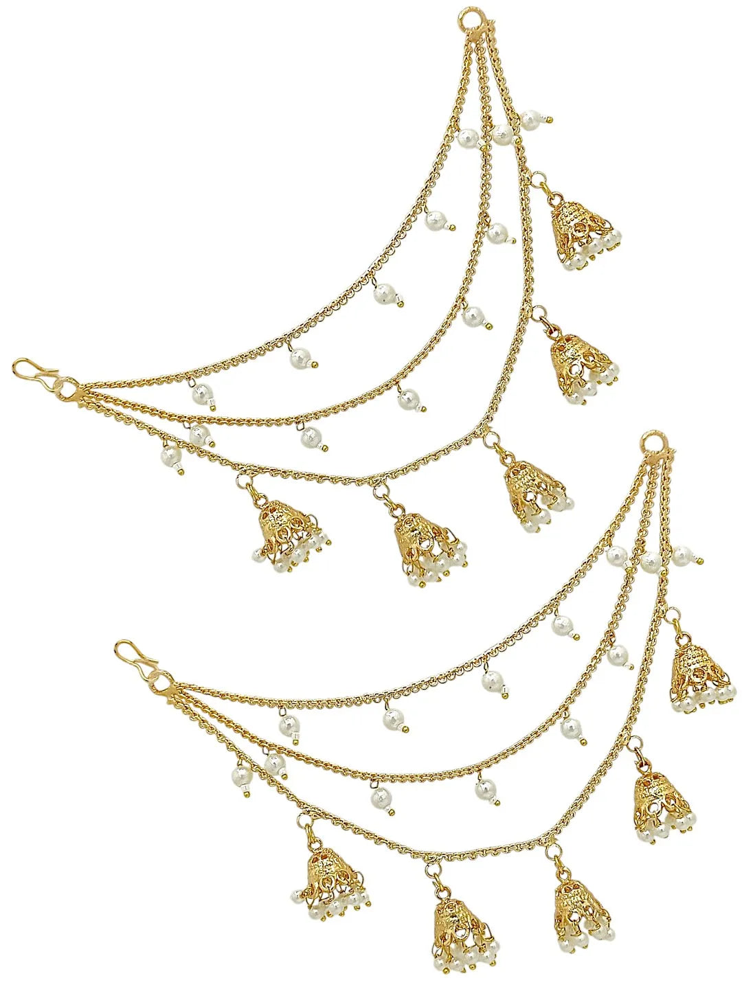 Gold Plated with Beads and Jhumka