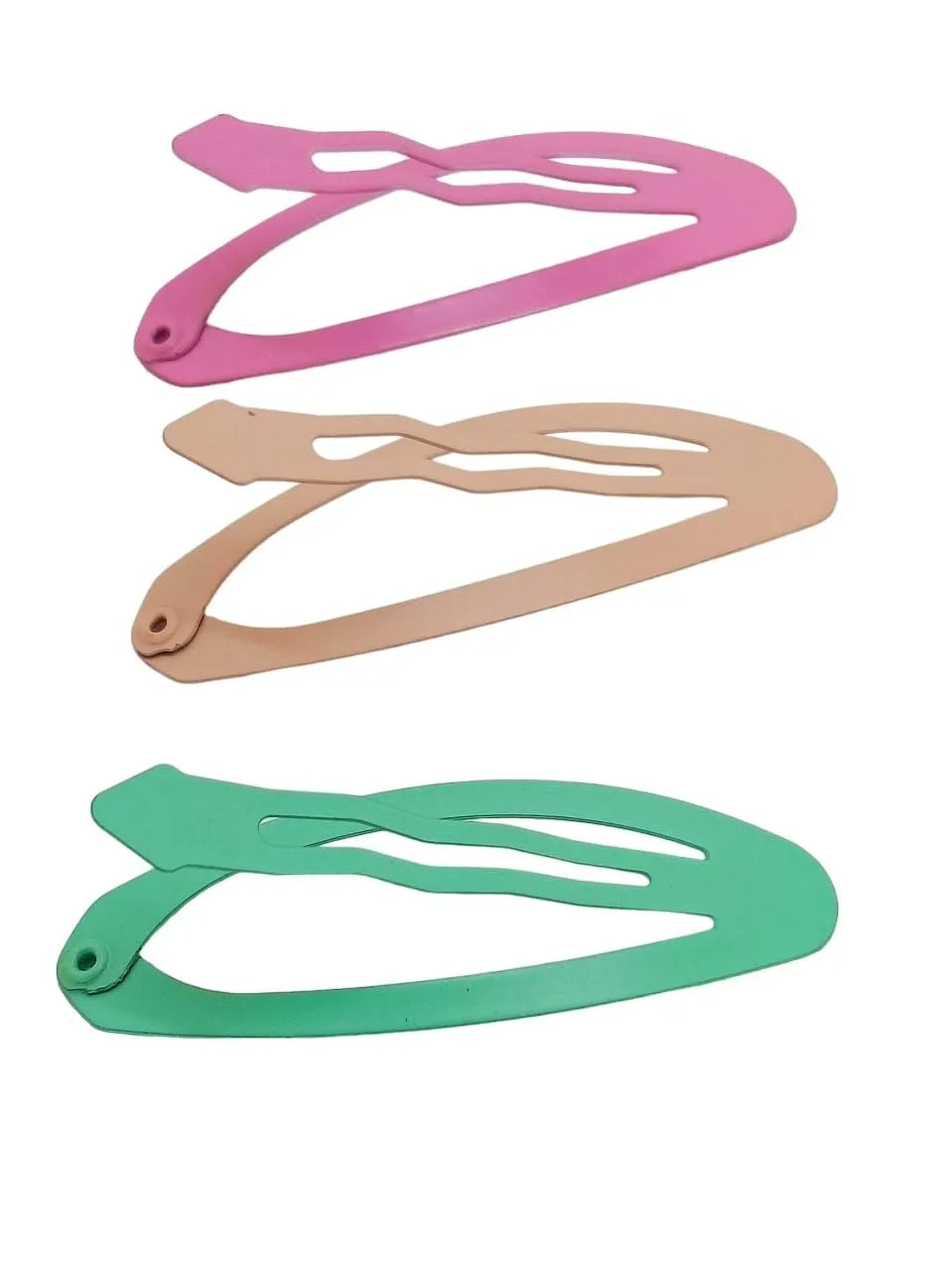 Set Of 6 Oval-Shaped Funcky Hair Clip