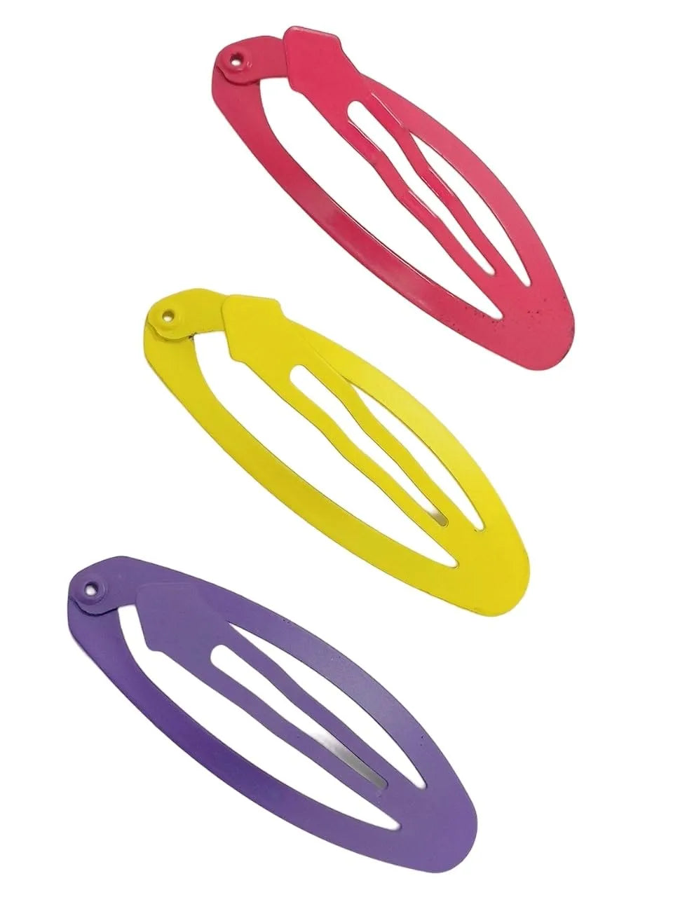 Set Of 6 Oval-Shaped Funcky Hair Clip
