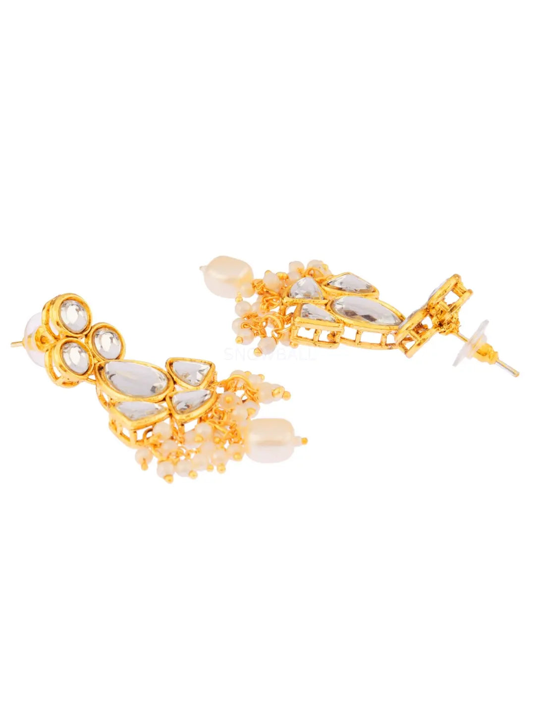 Gold Plated Kundan Jewellery Set