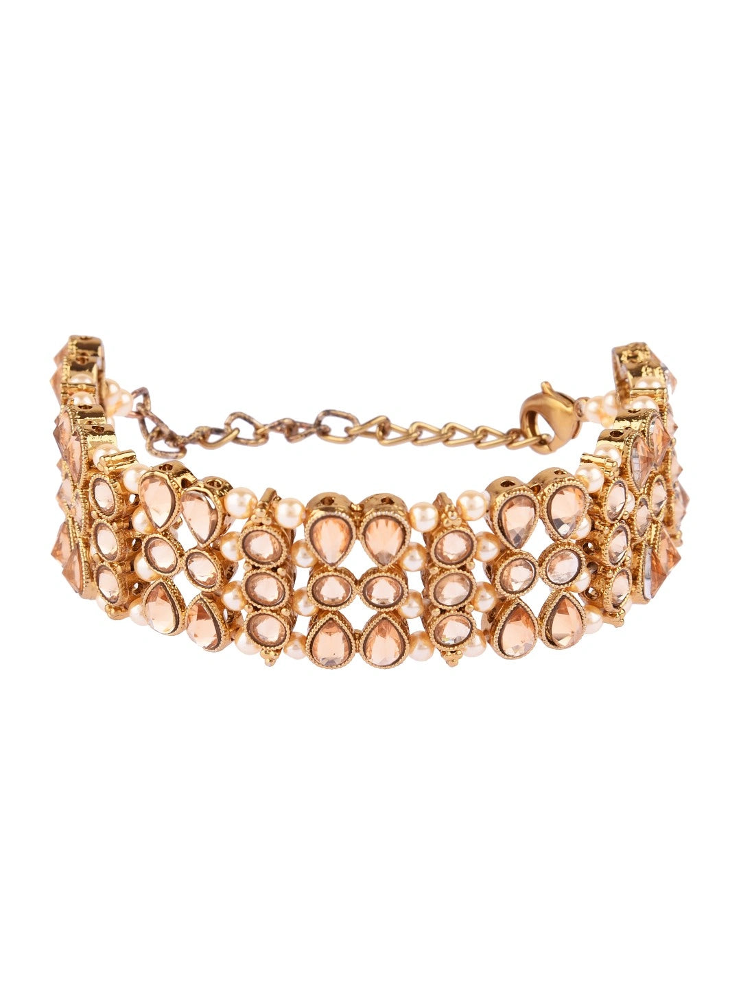 Gold Plated Pearl Bracelet