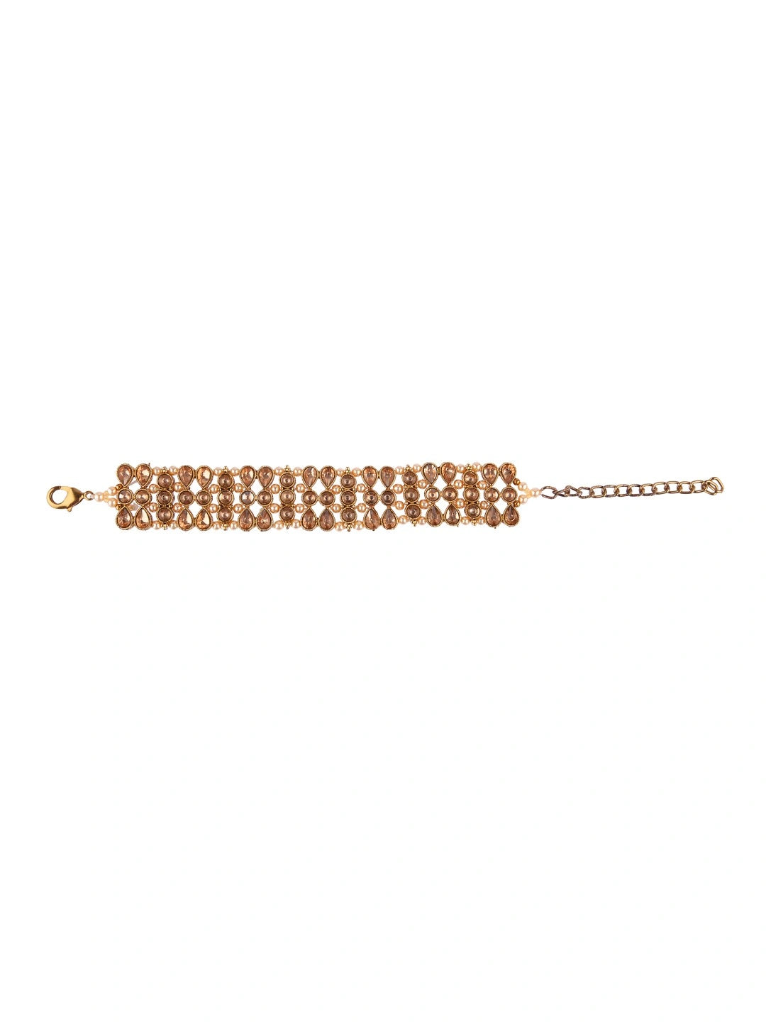 Gold Plated Pearl Bracelet