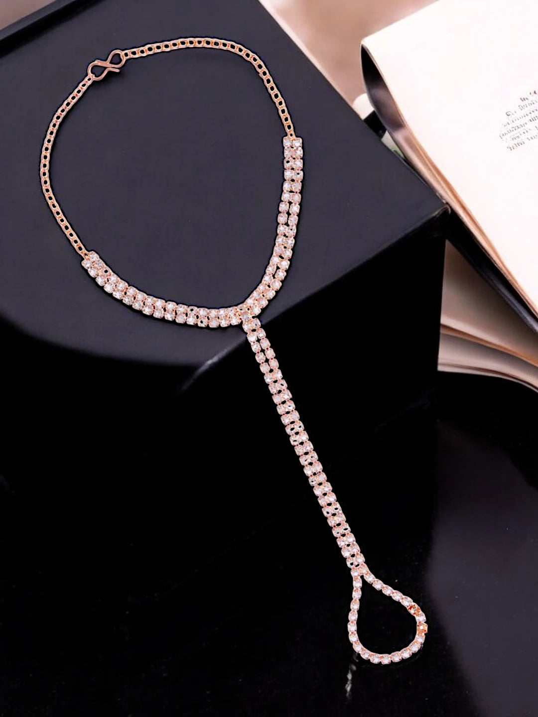 Gold Plated AD Layered Bracelet