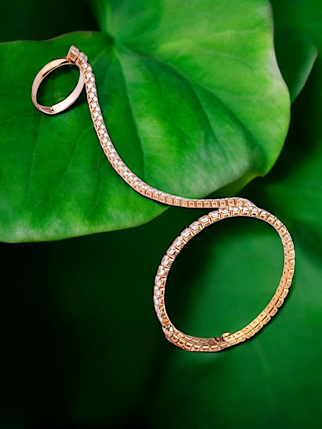 Gold Plated Kada Bracelet