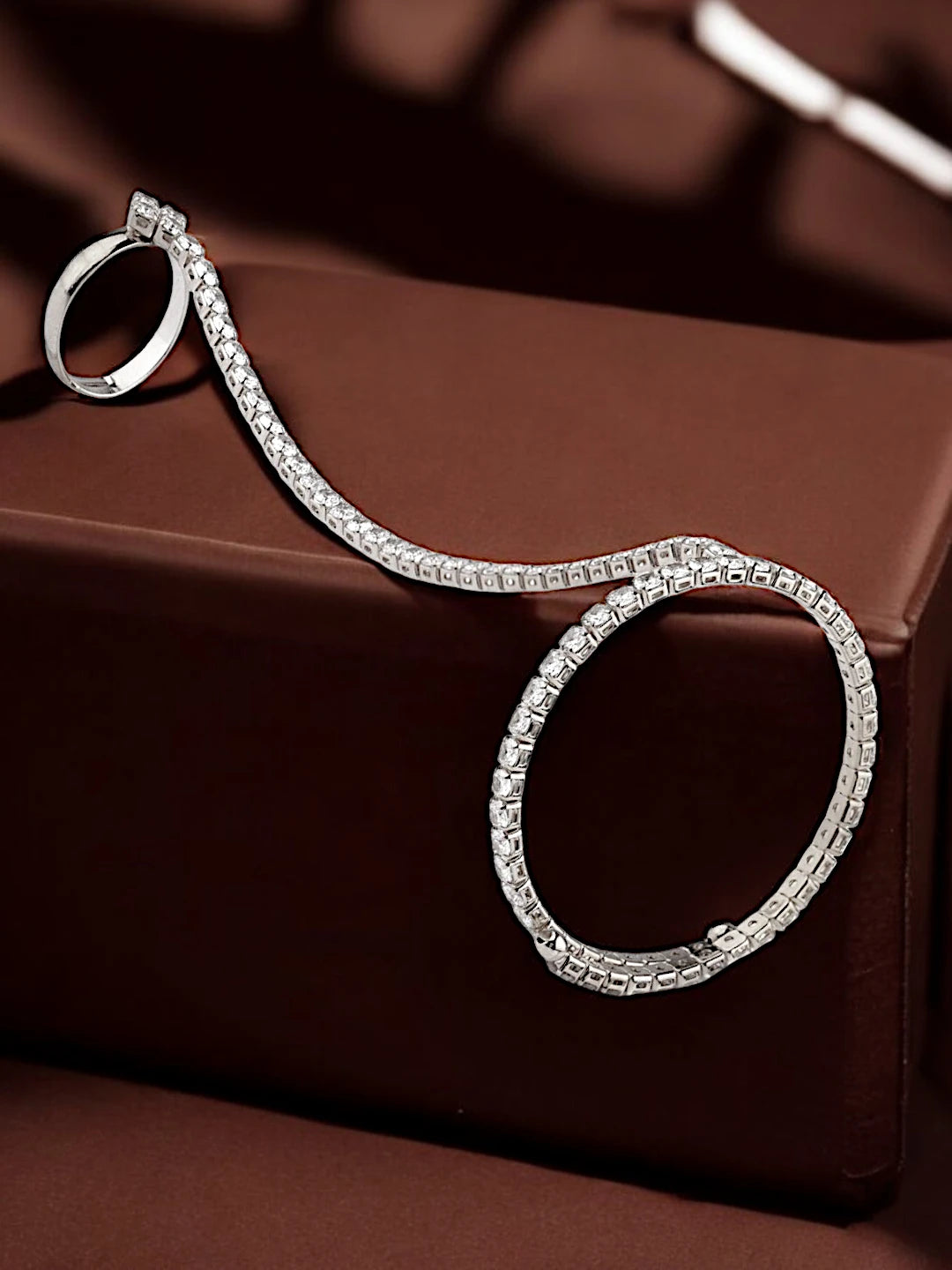 Silver Plated Kada Bracelet