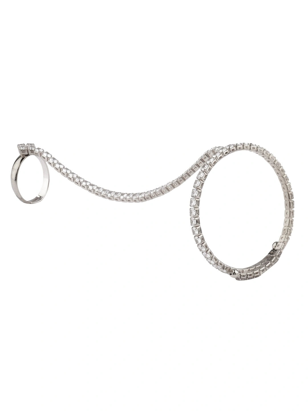 Silver Plated Kada Bracelet