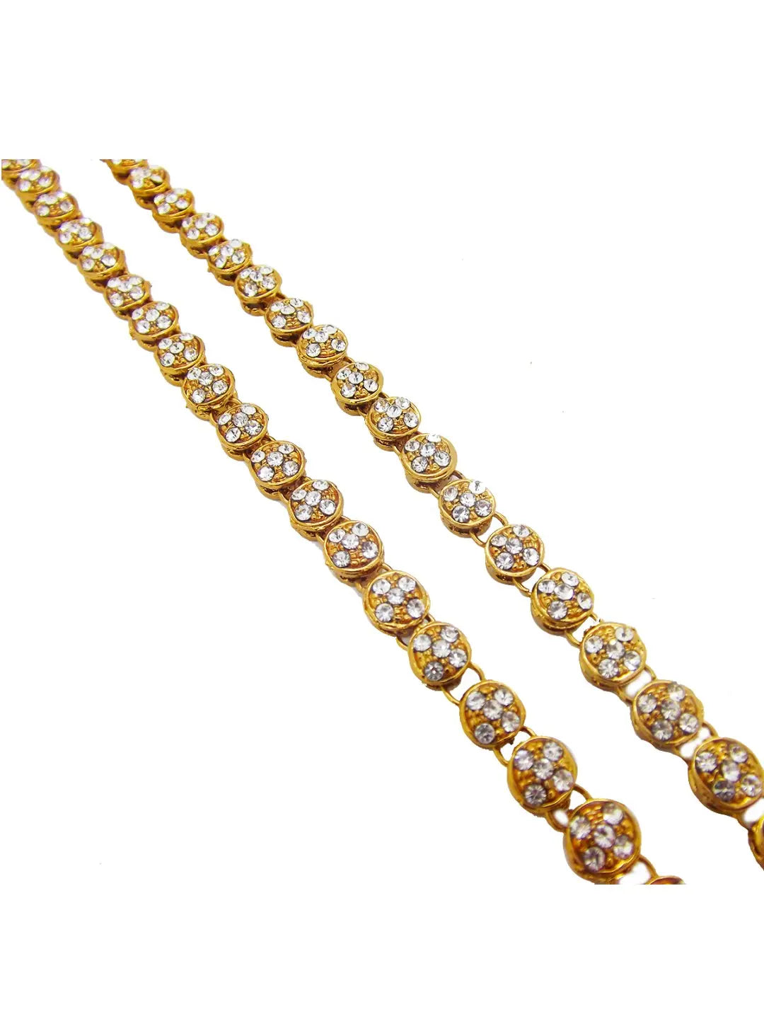 Gold Plated CZ Anklet