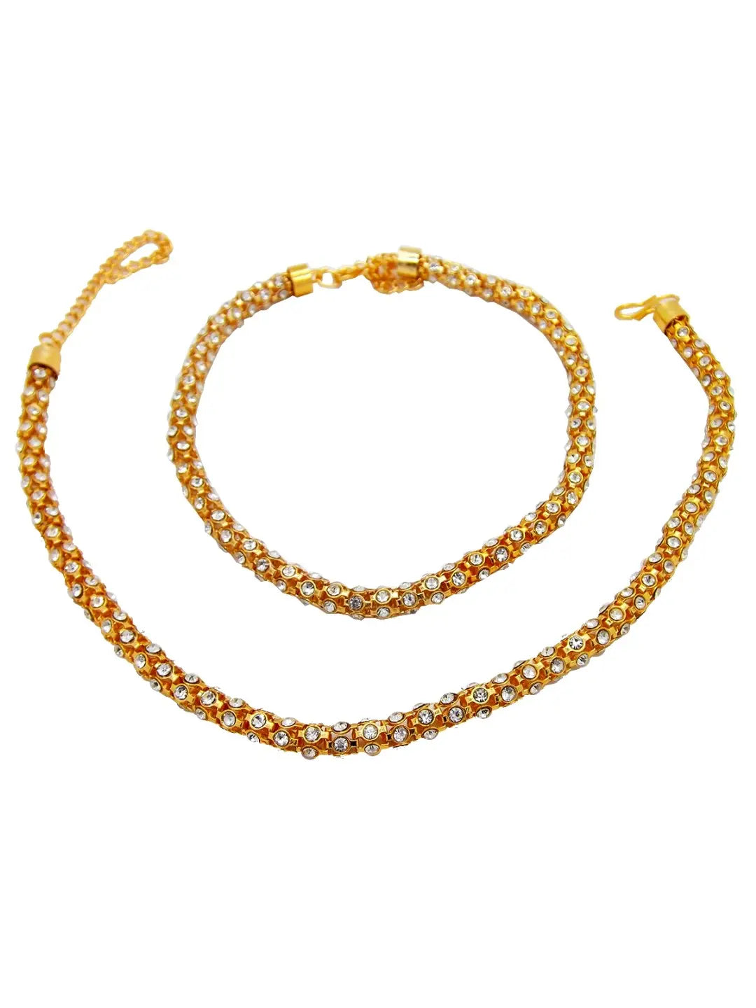 Golden CZ Anklet