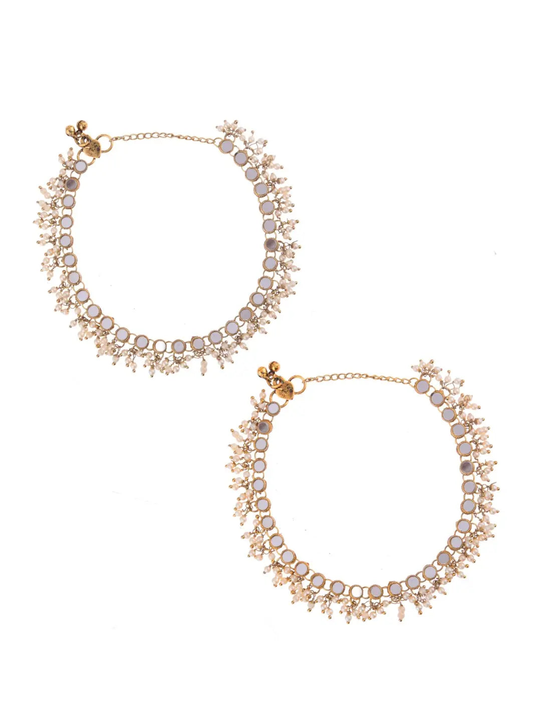 Gold Plated Mirror Anklet