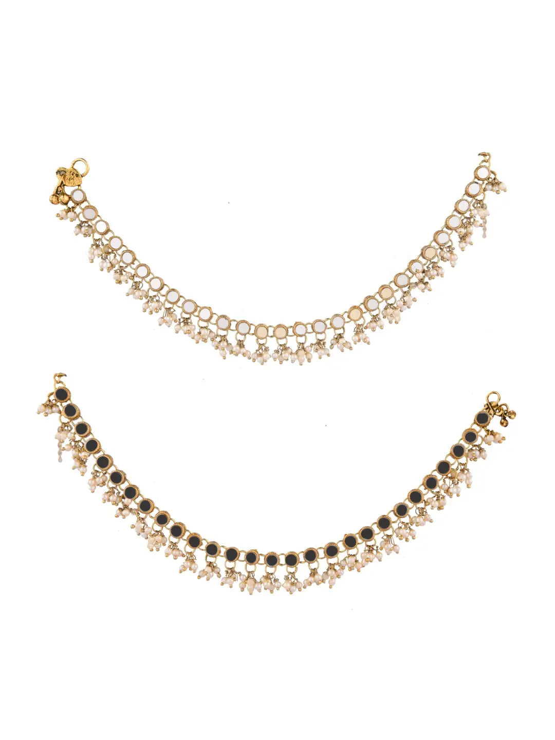 Gold Plated Mirror Anklet