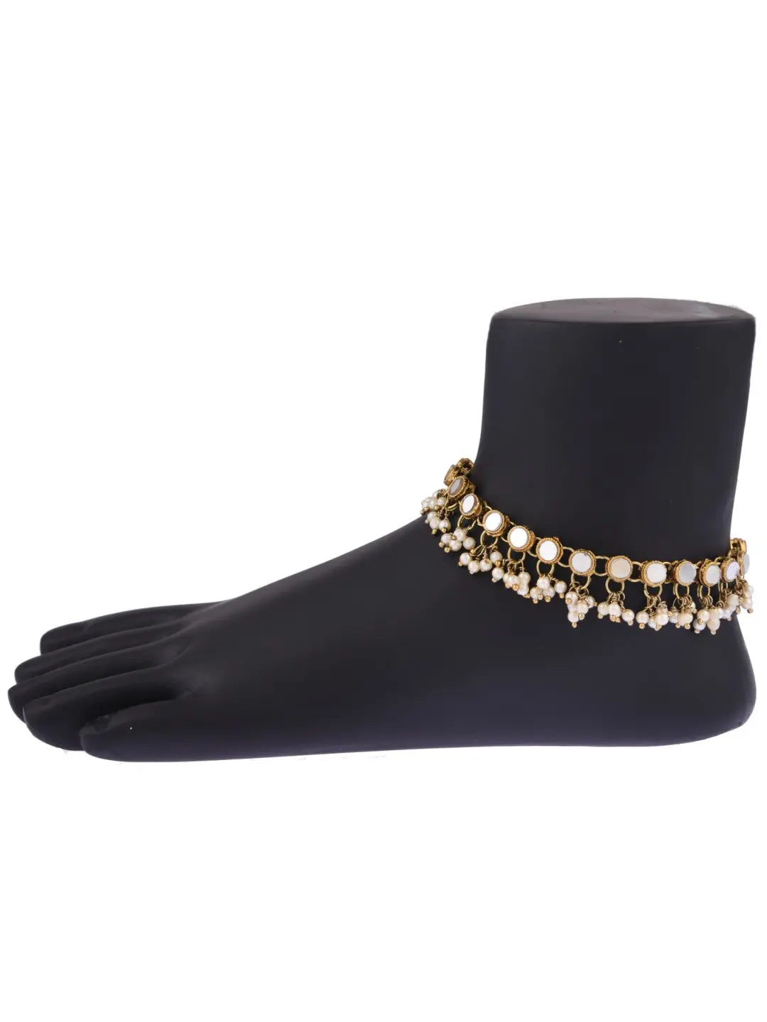 Gold Plated Mirror Anklet
