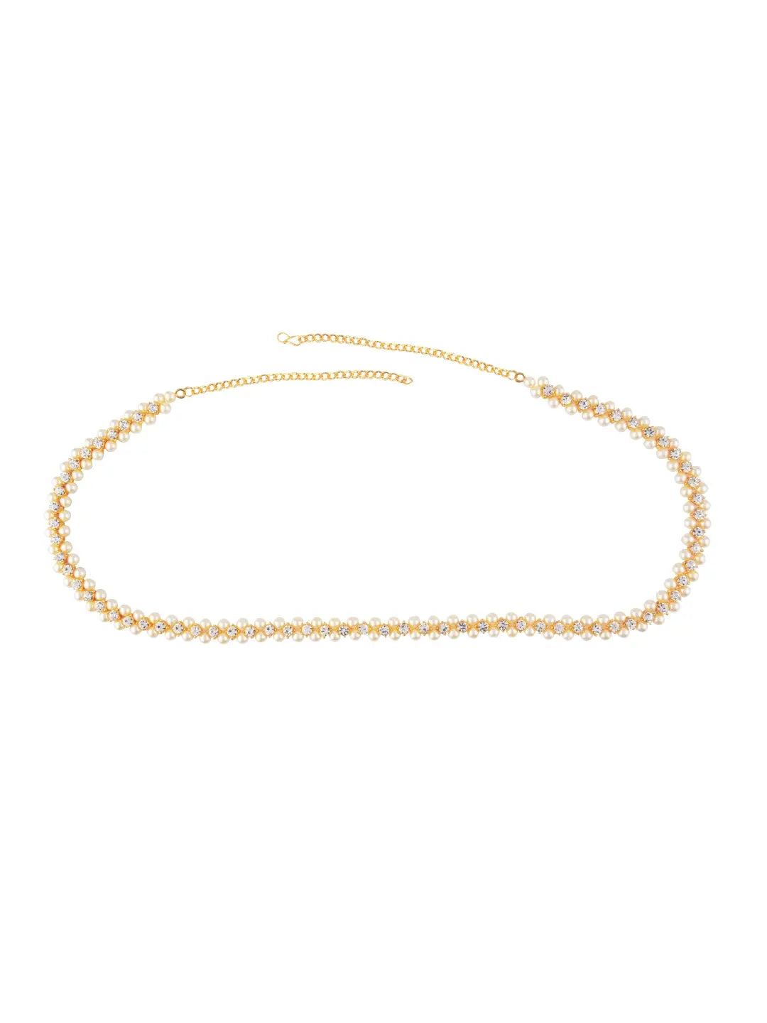 Pearl Adorned Waist Belt