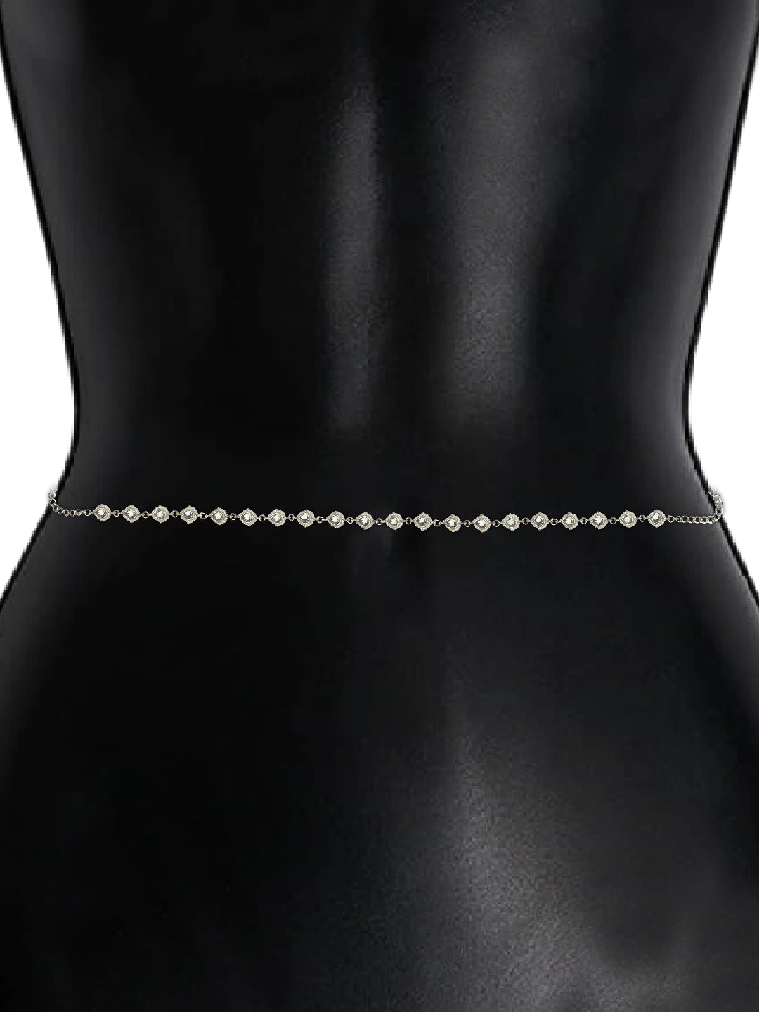 Drop Kundan Beads Waist Belt