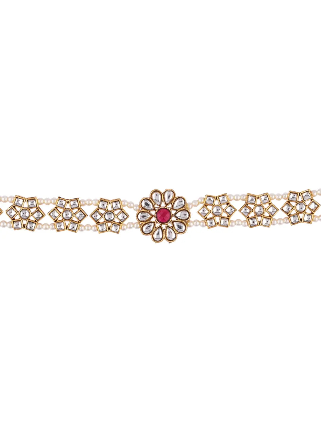 Floral Kundan Sheeshphool