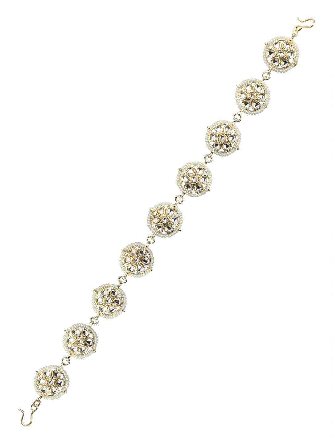 Floral Kundan Mathapatti Sheeshphool