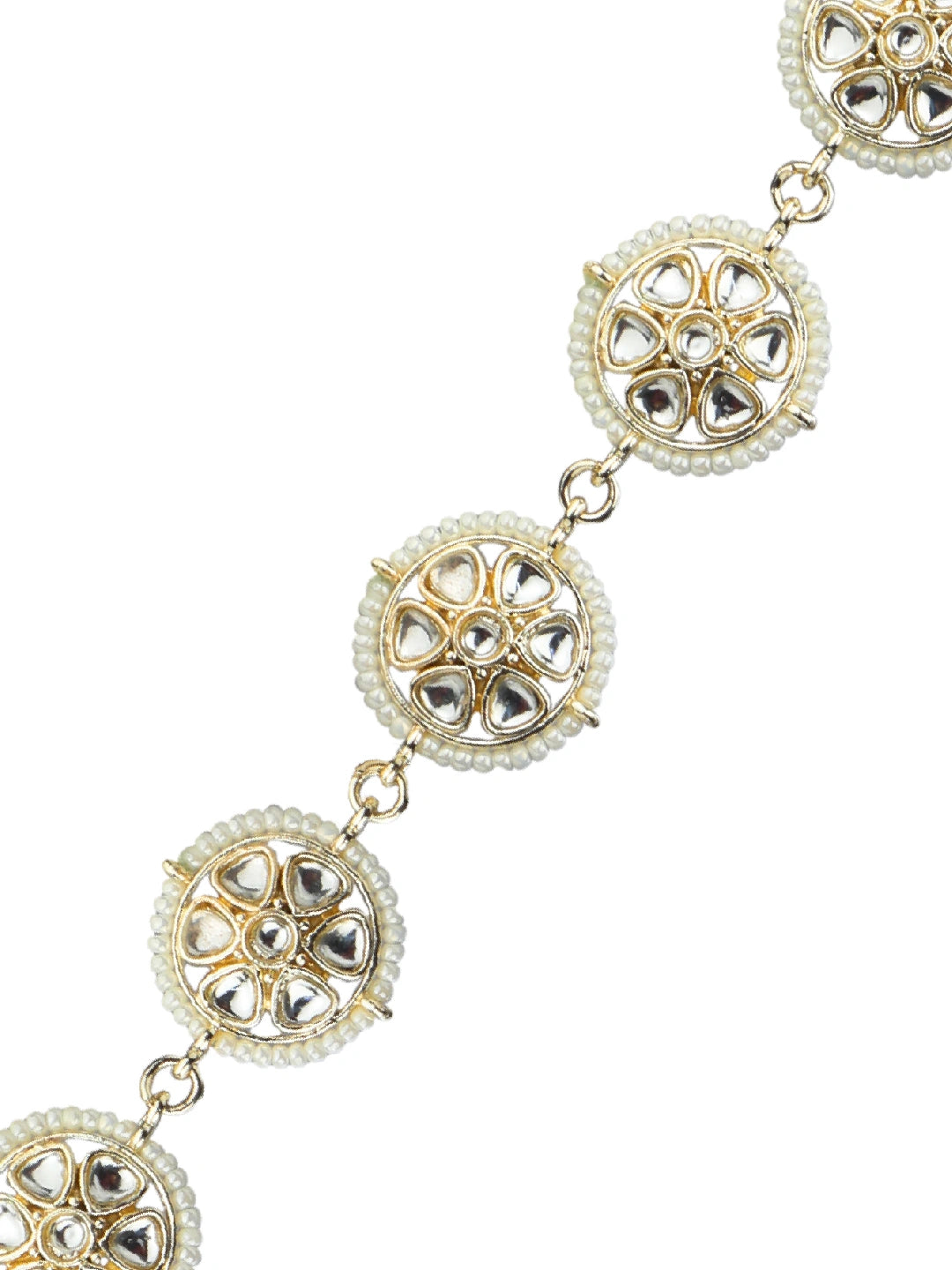 Floral Kundan Mathapatti Sheeshphool