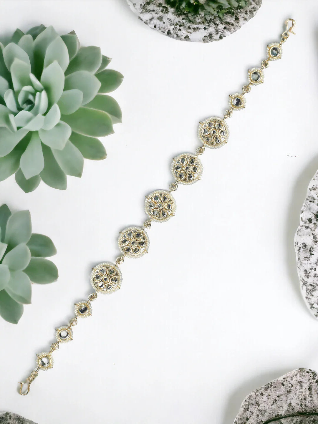 Kundan Flower Mathapatti Sheeshphool