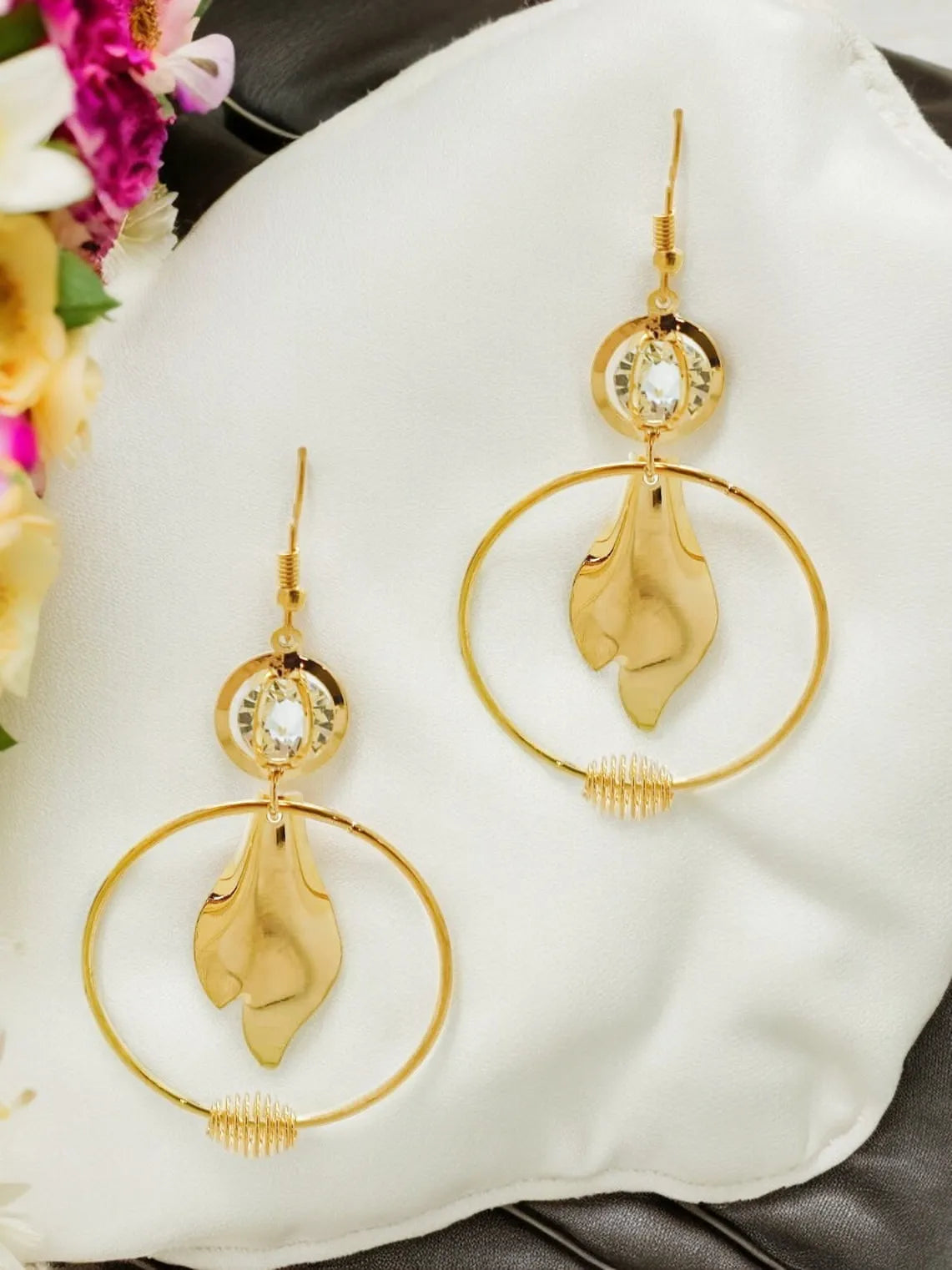 Circular Drop Earrings