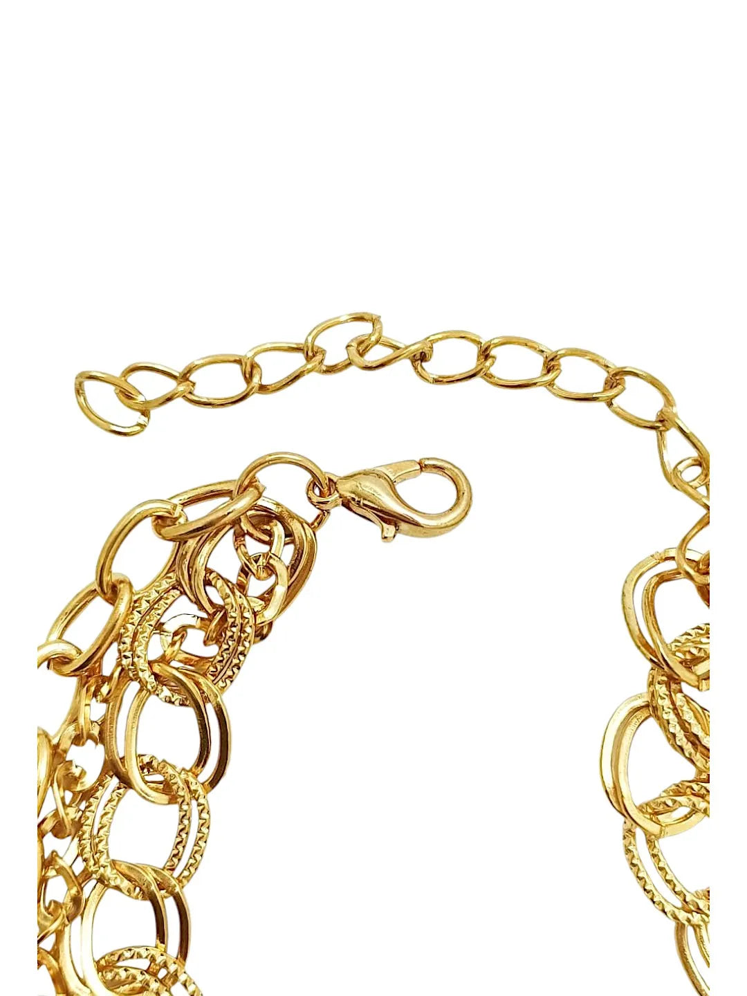 Gold Plated Charm and Beads Bracelet