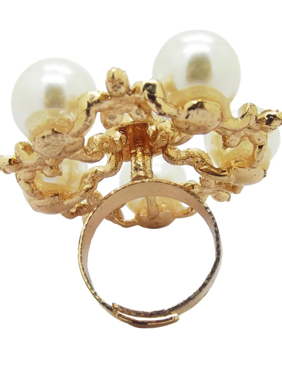 Pearl & CZ Statement Ring