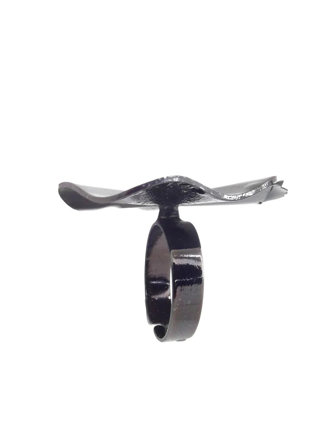 Silver-Plated Adjustable Finger Ring