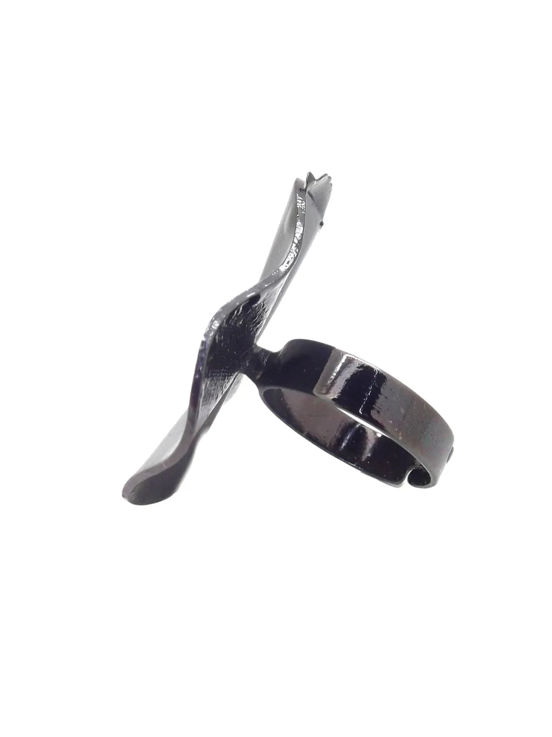 Silver-Plated Adjustable Finger Ring