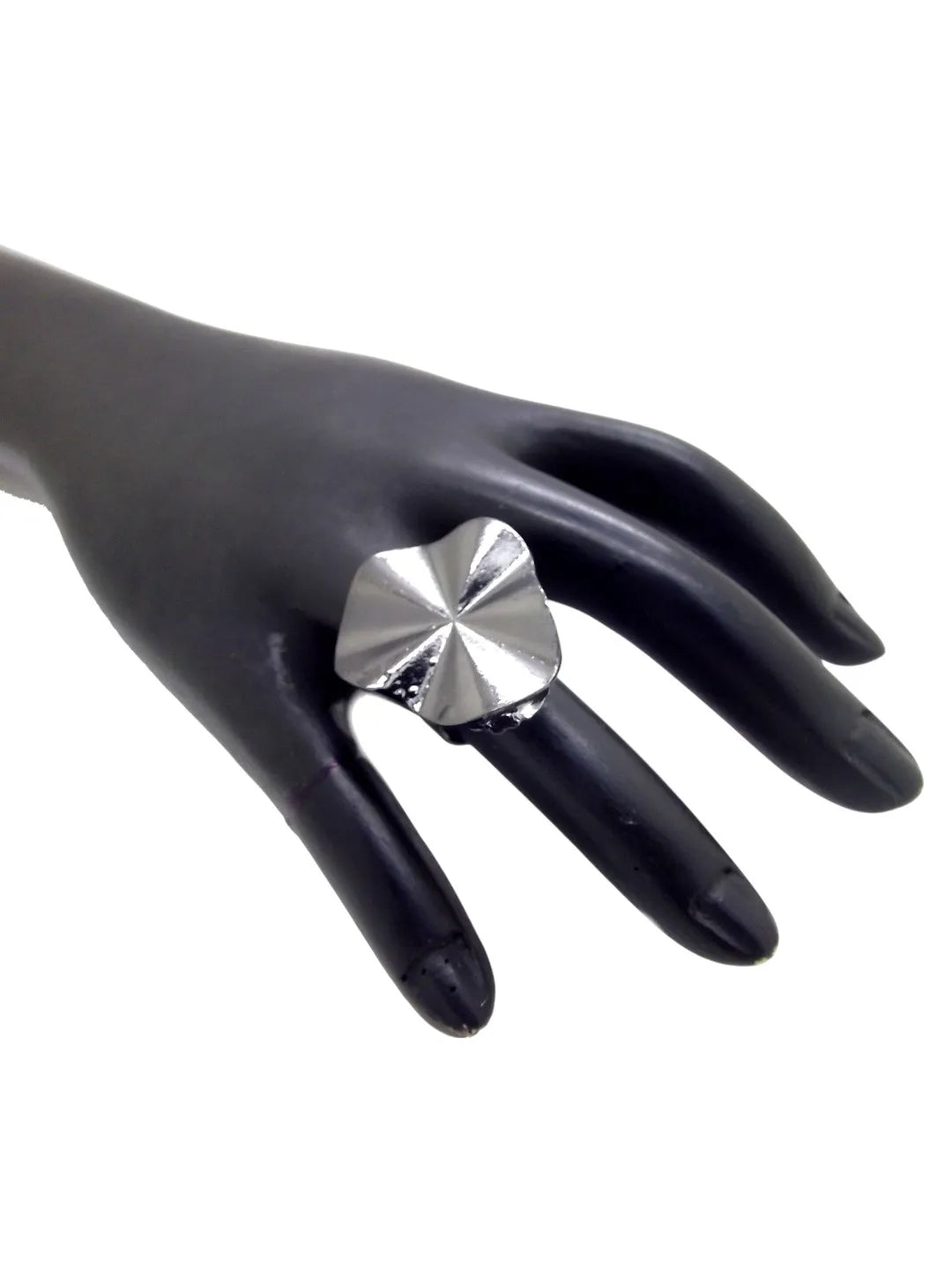 Silver-Plated Adjustable Finger Ring