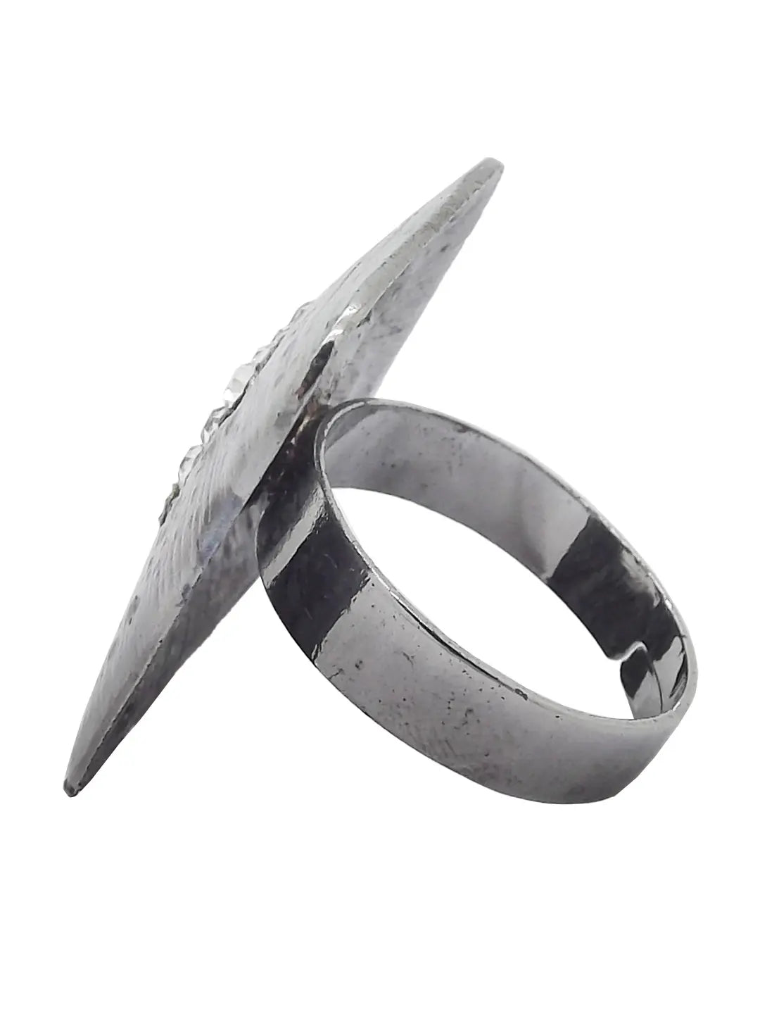 CZ Sparkle Square Ring