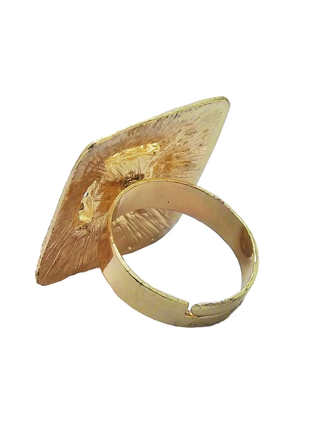 Sparkling Square CZ Ring