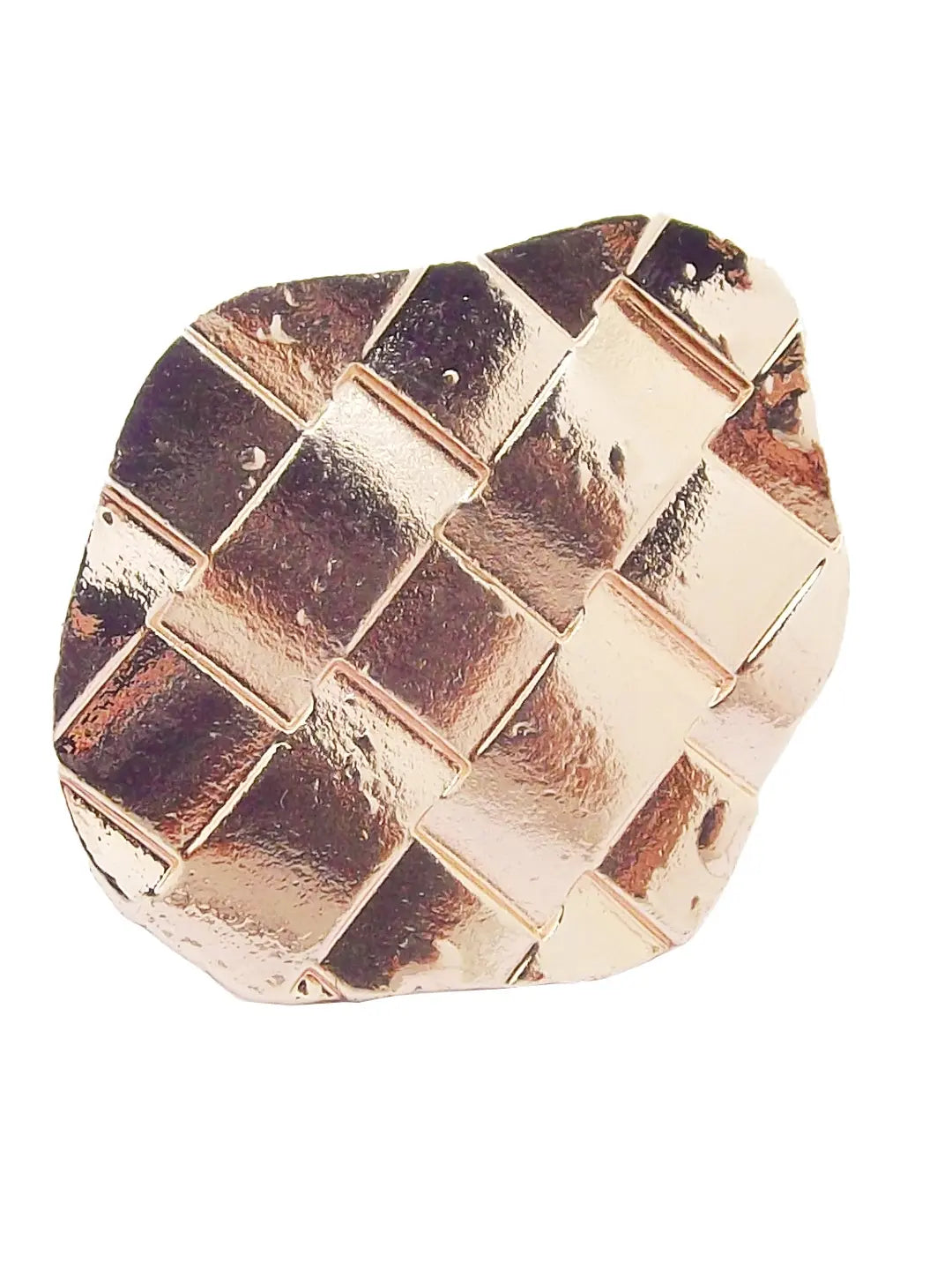 Gold Plated Geometric Ring