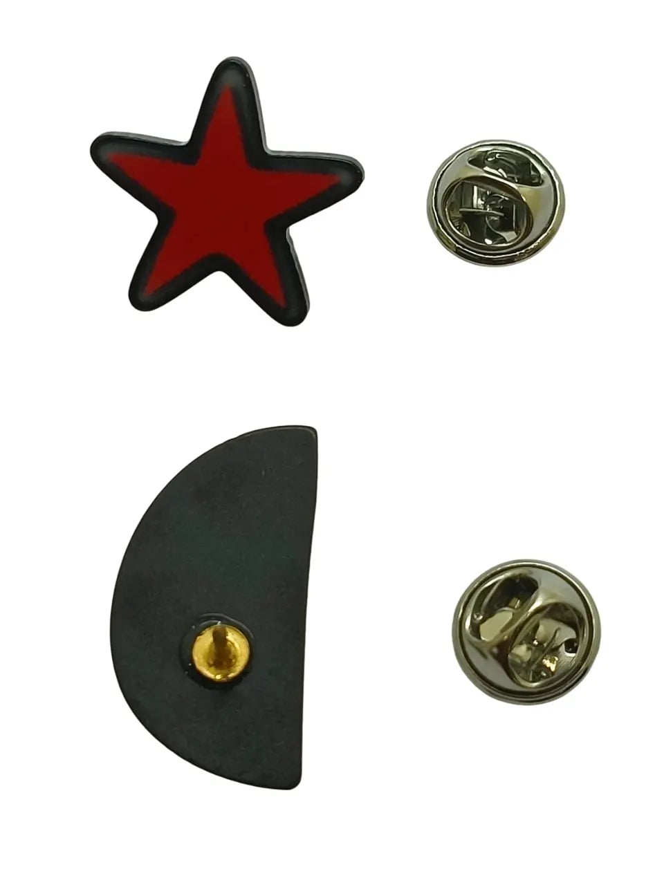 Cat, Star, and Watermelon Lapel Pin Sets