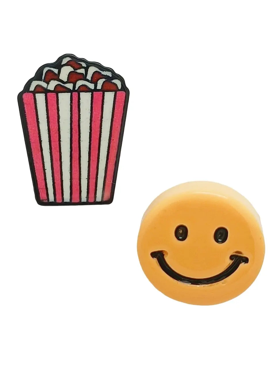 Smiley Face, Popcorn, and Smiley Face Lapel Pin Sets