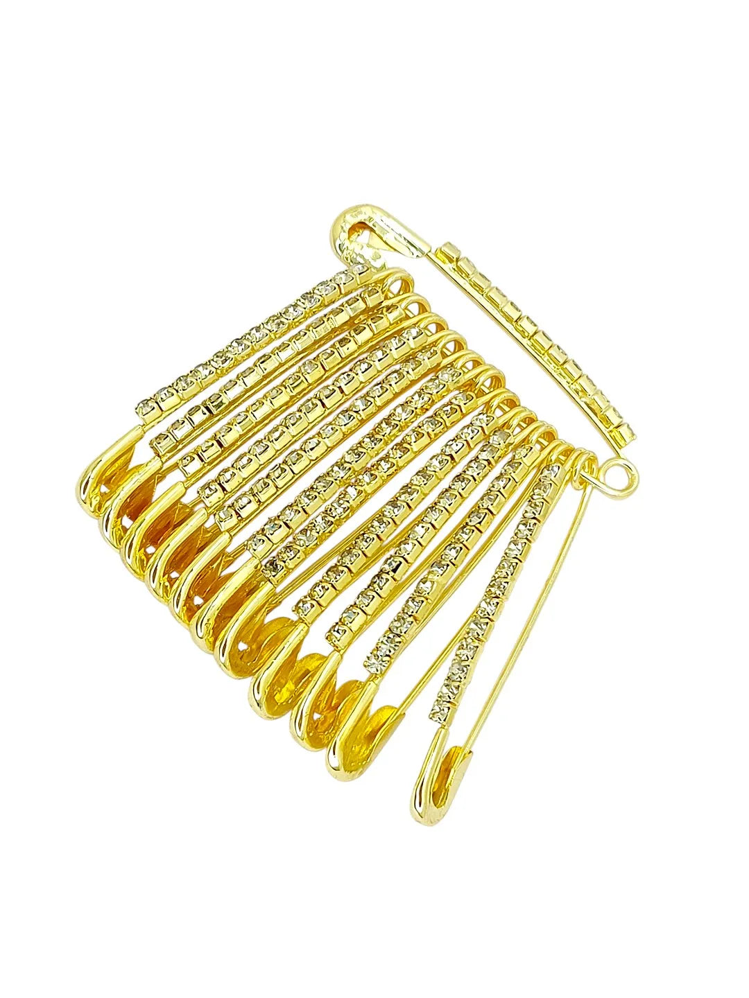 Set of Golden Saree pin