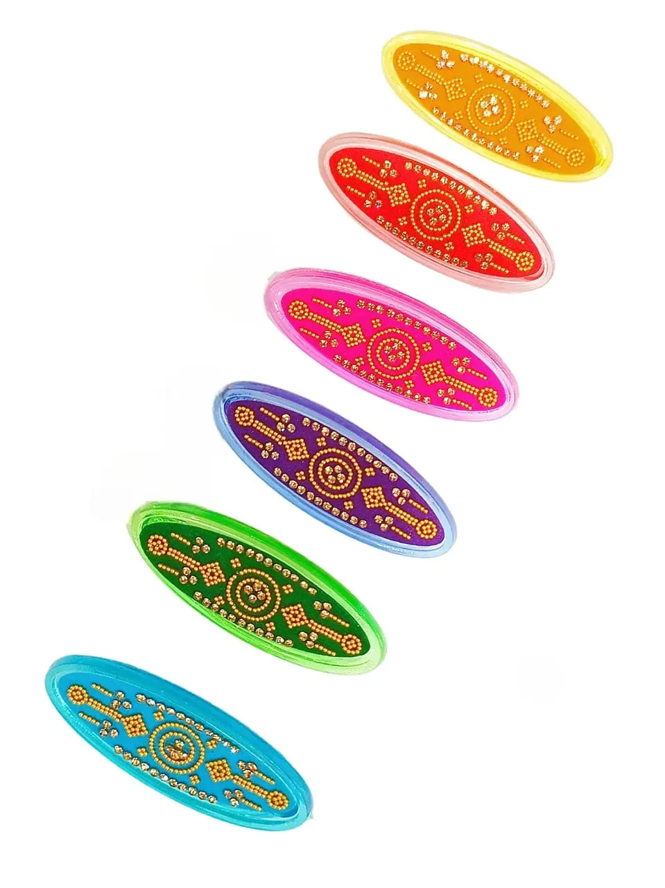 Multicolor Elegant Floral Saree Pins