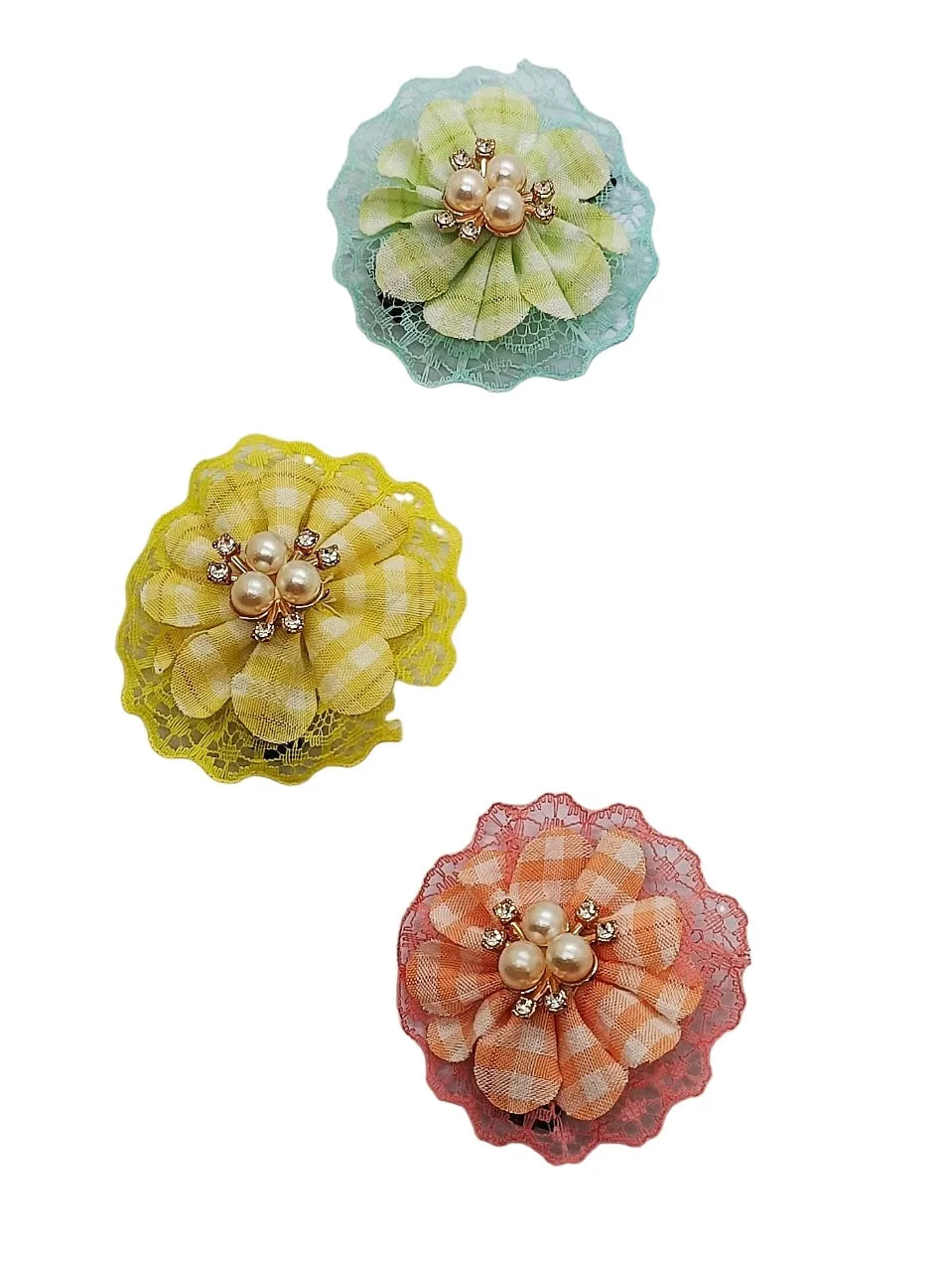 Girls Set of 6 Embellished Alligator Hair Clips
