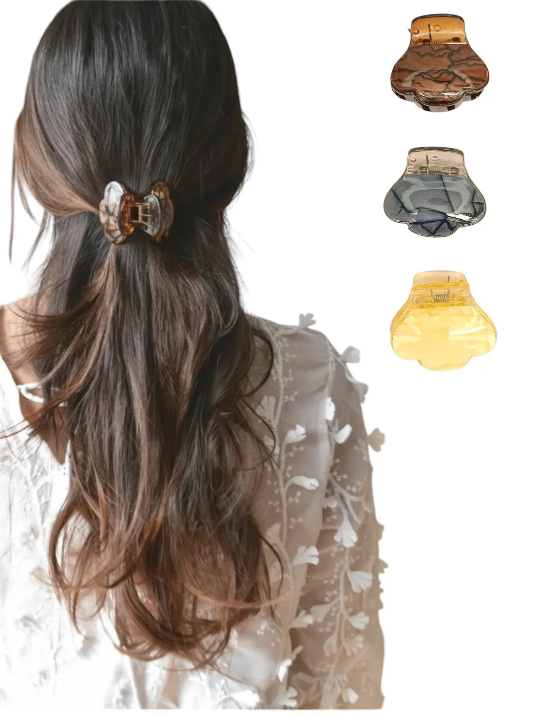Women Set of 3 Claw Clip