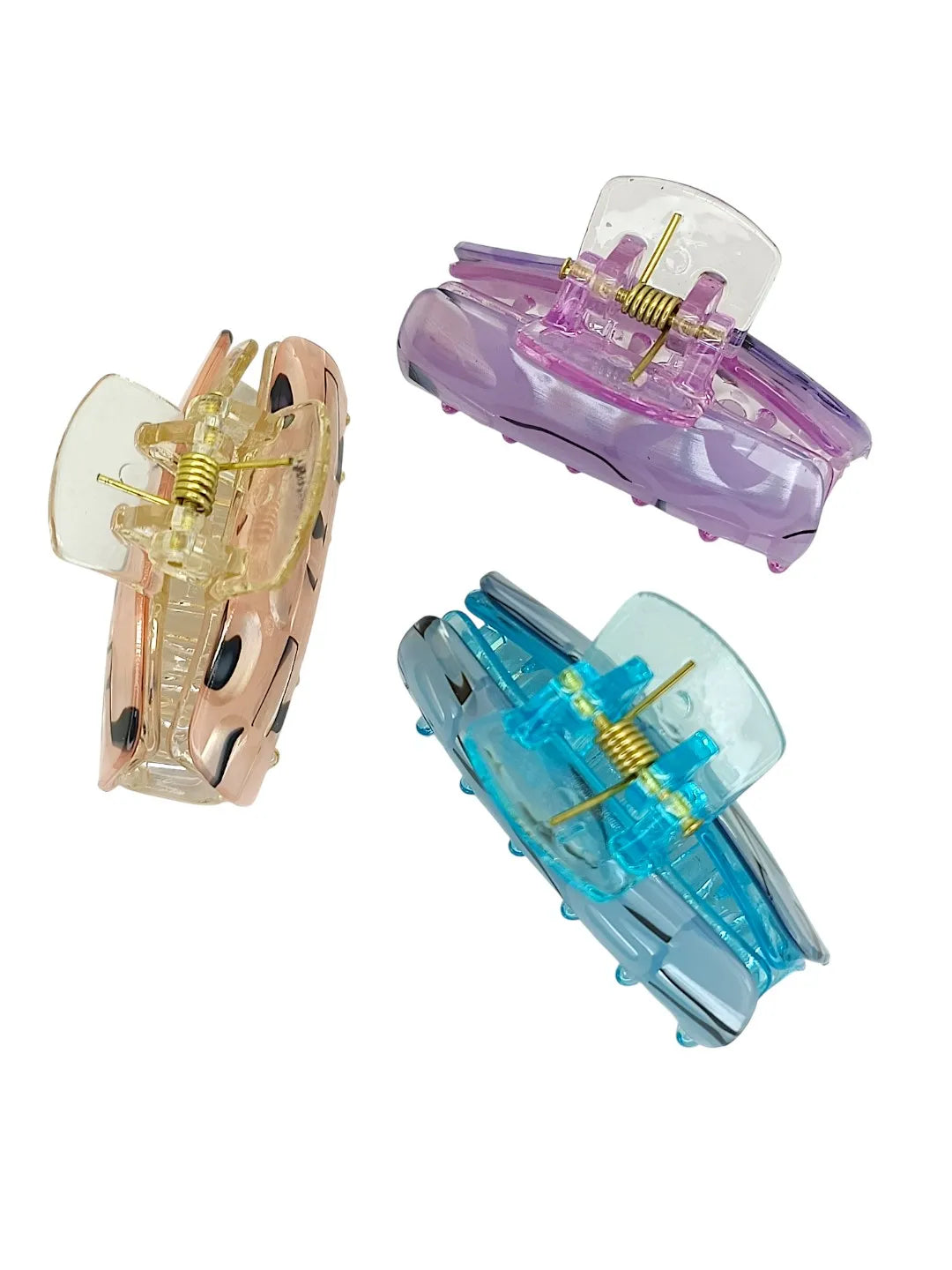 Women Set of 3 Unique Color Claw Clip