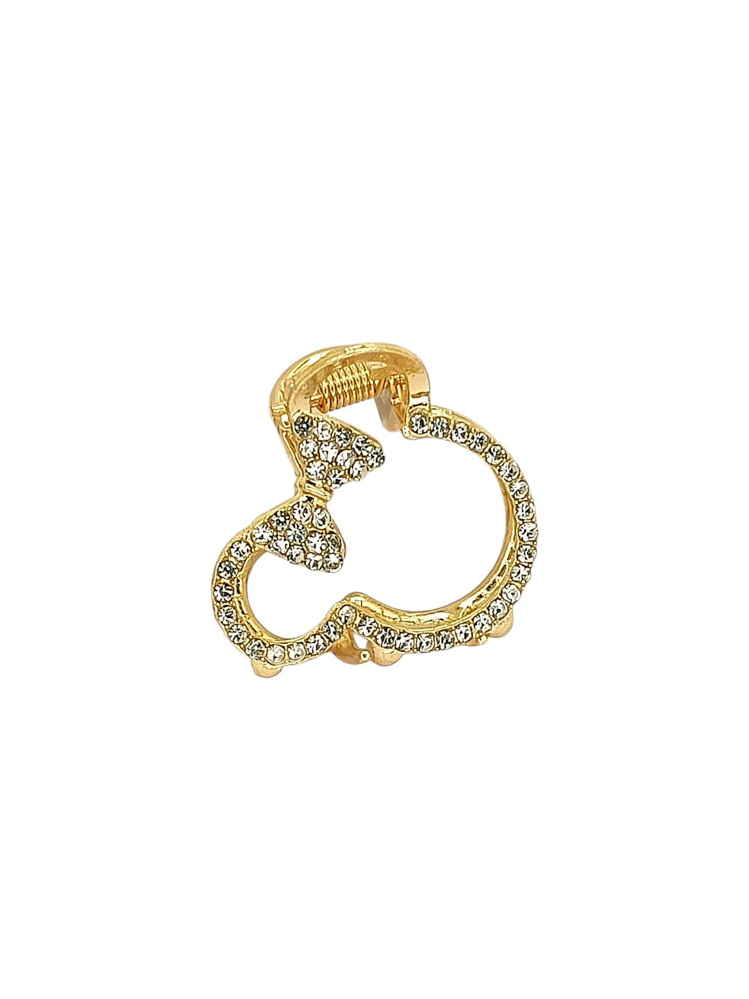 Women Set of 3 Stone-Studded Claw Clip
