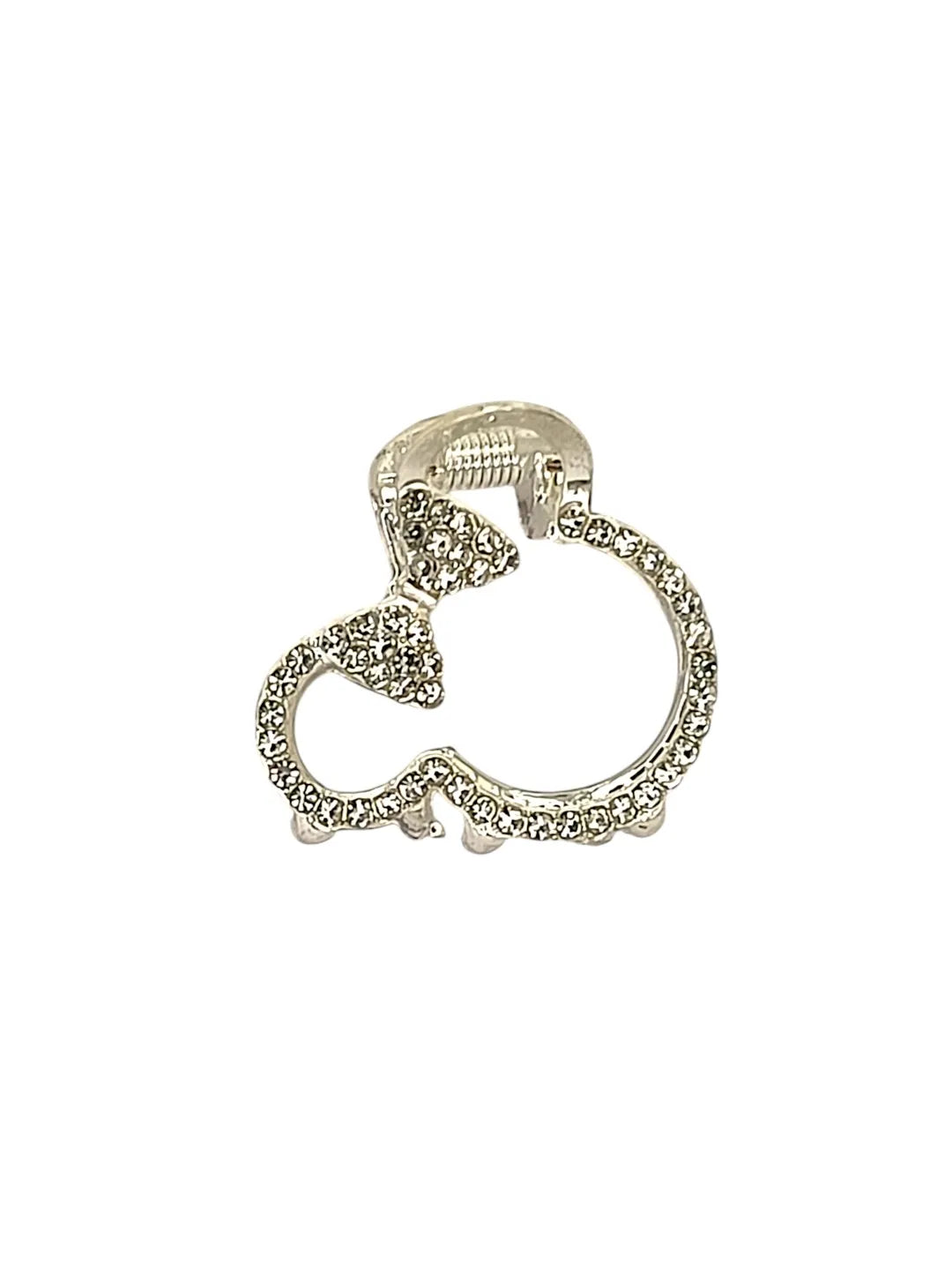 Women Set of 3 Stone-Studded Claw Clip