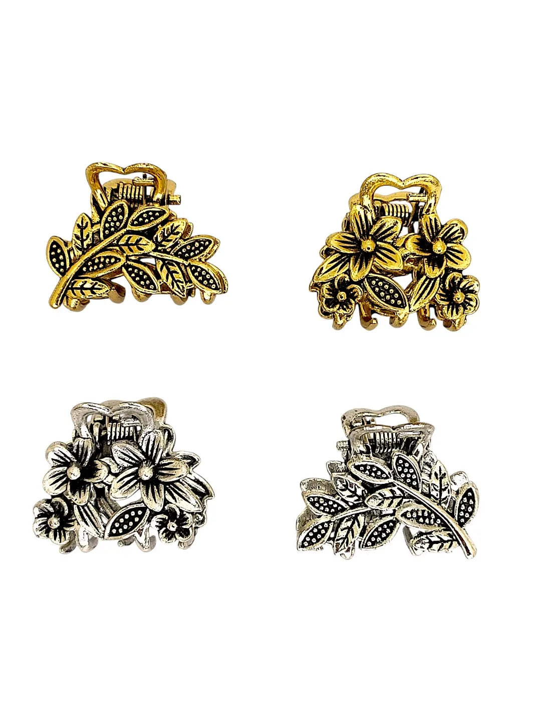Women Set of 4 Metal Claw Clip