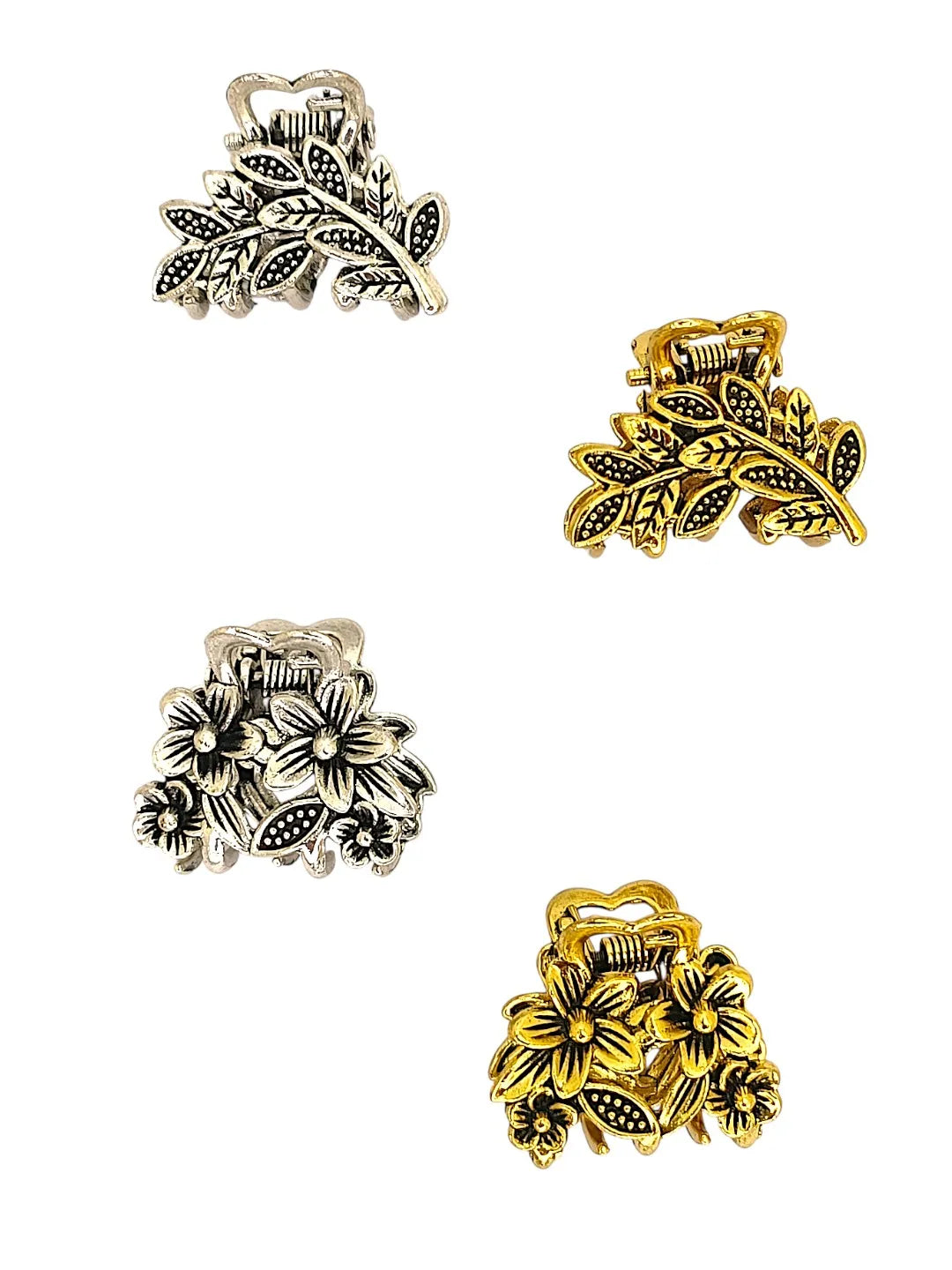 Women Set of 4 Metal Claw Clip