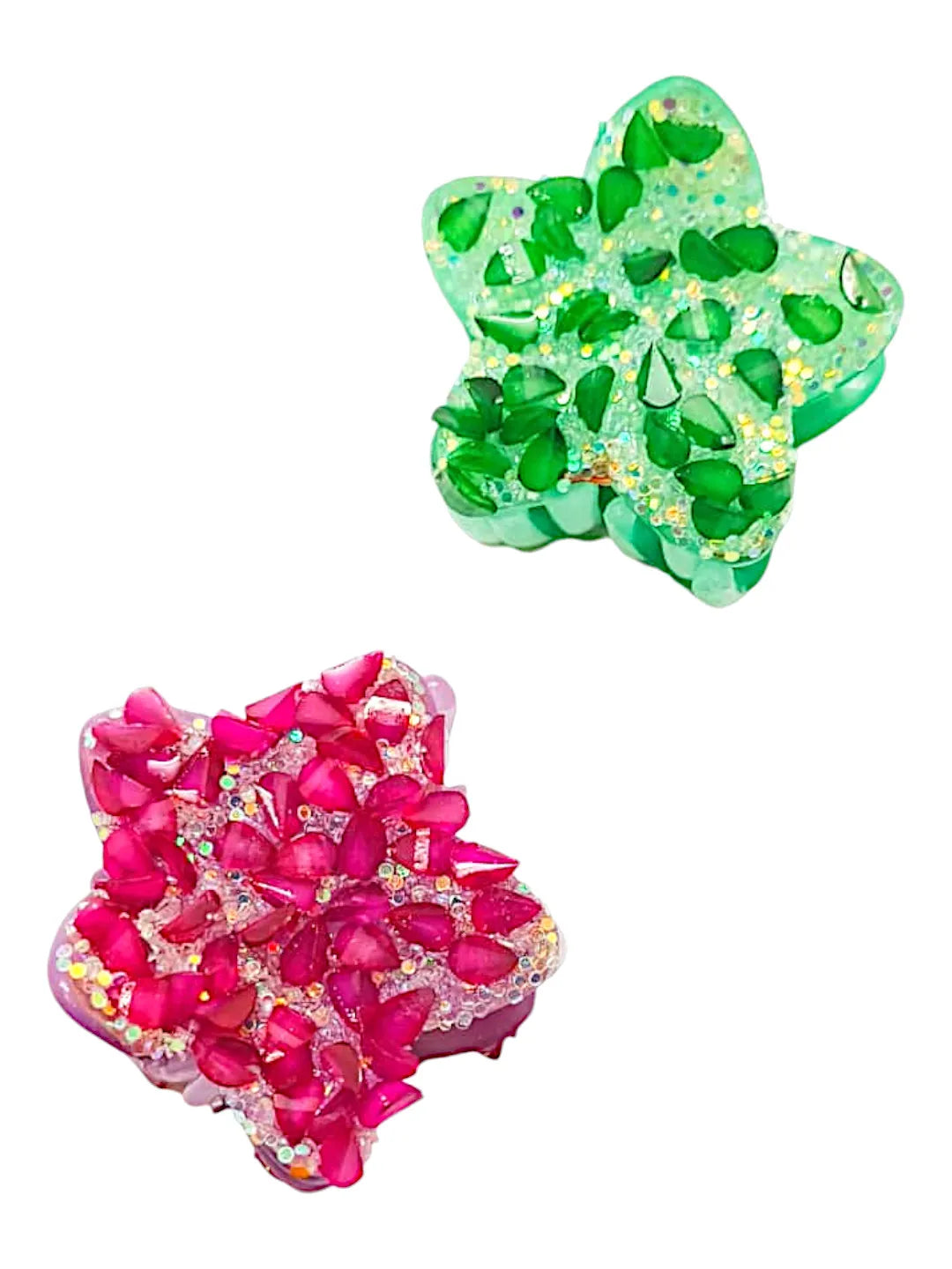 Set of 3 Embellished Claw Clip