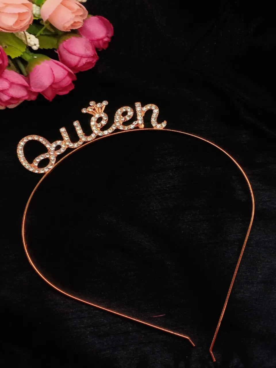 Rose Gold Plated Embellished Hairband