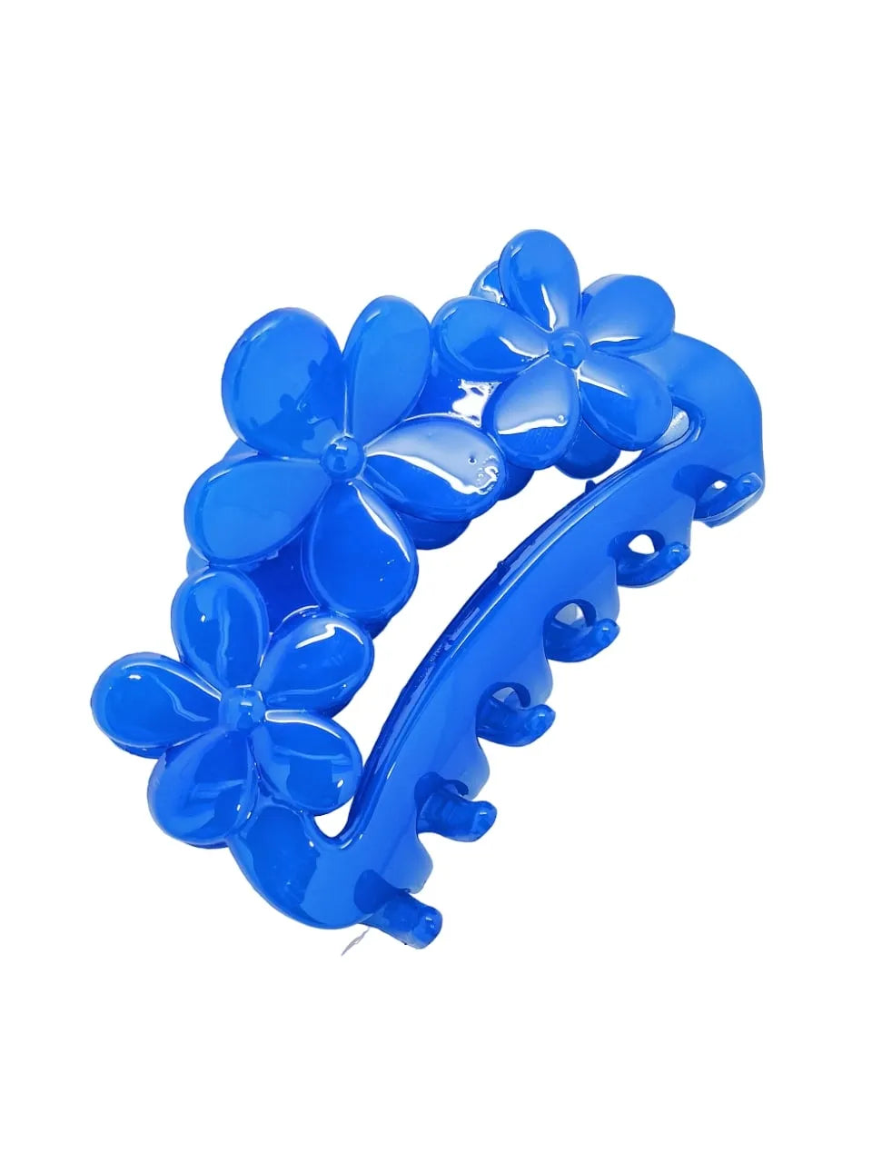Set Of 3 Diff Floral Claw Clips