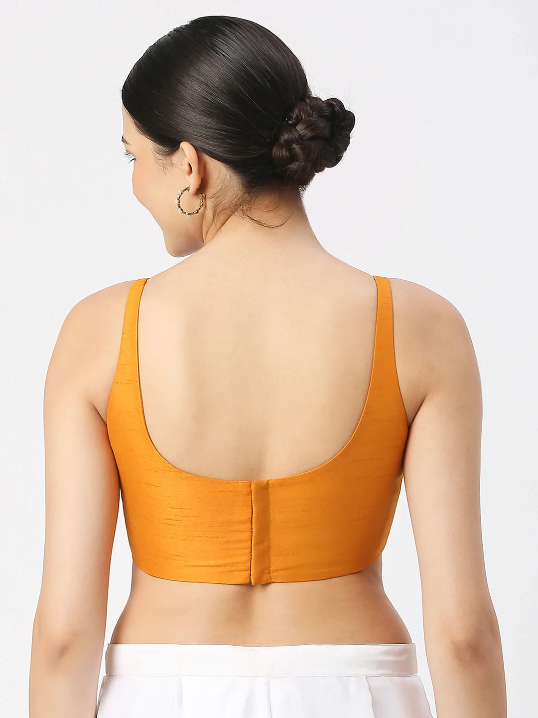 Mustard Yellow Silk Blouse